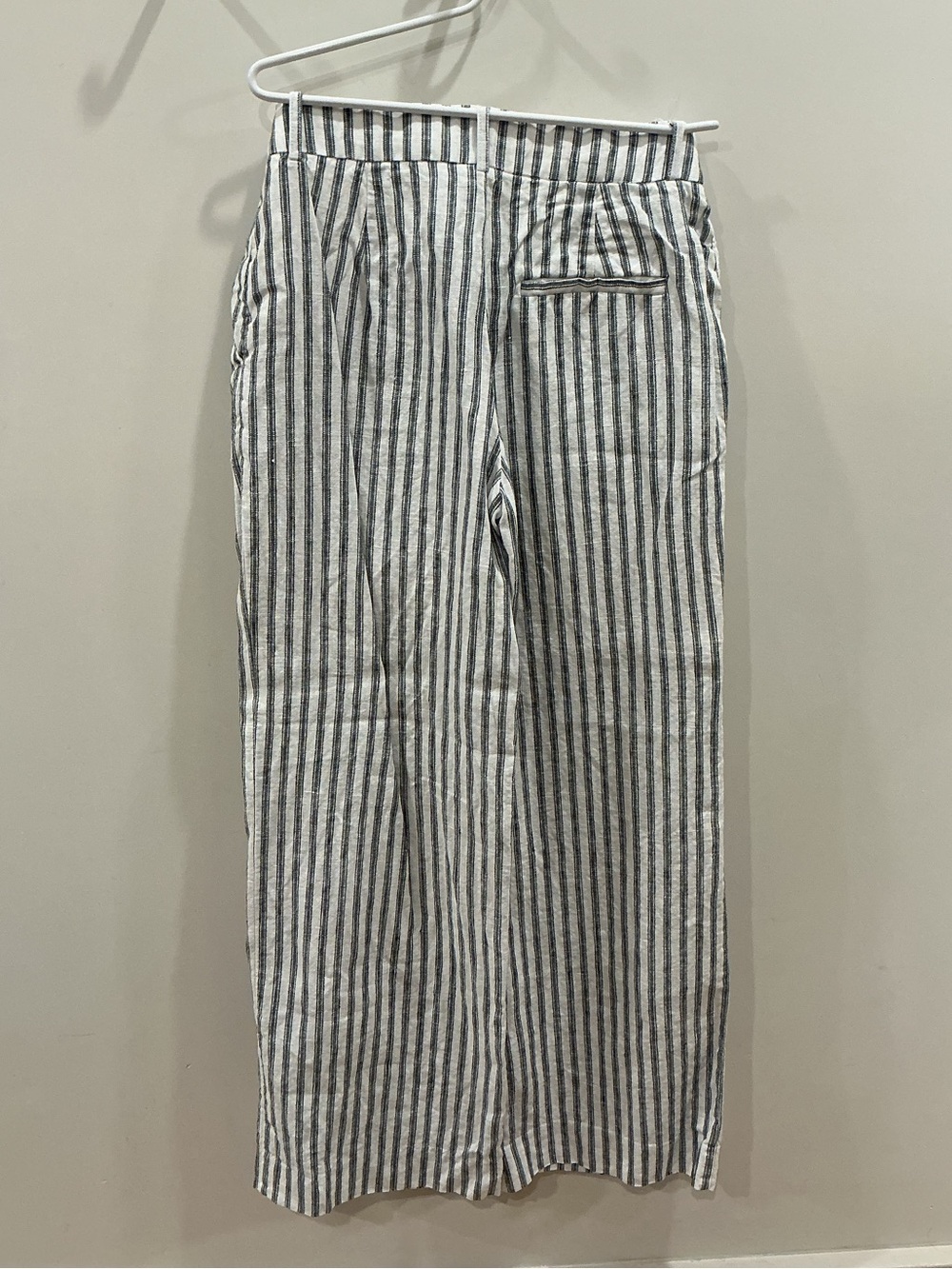 Reformation Striped Chinos - White & Navy